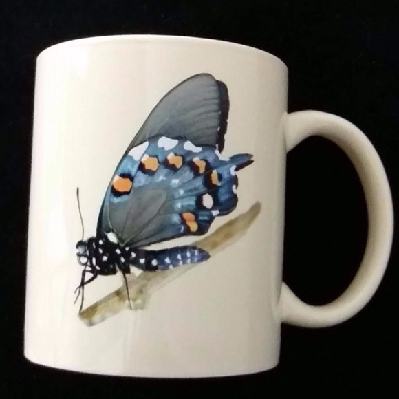 Other - SOLD NEW Handmade Butterfly Mug